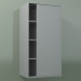 3d model Wall cabinet with 1 right door (8CUCСDD01, Silver Gray C35, L 48, P 36, H 96 cm) - preview