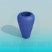 3D Modell Vase für Blumen - Vorschau