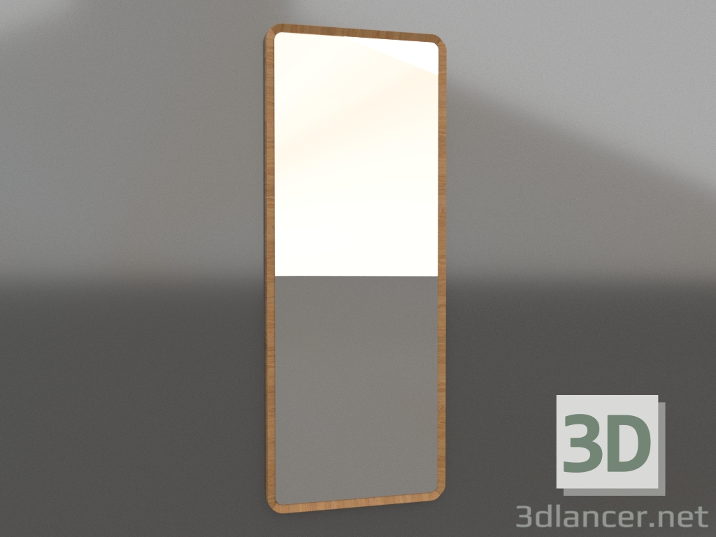 3D modeli Duvar aynası 1800x700 mm (doğal meşe) - önizleme