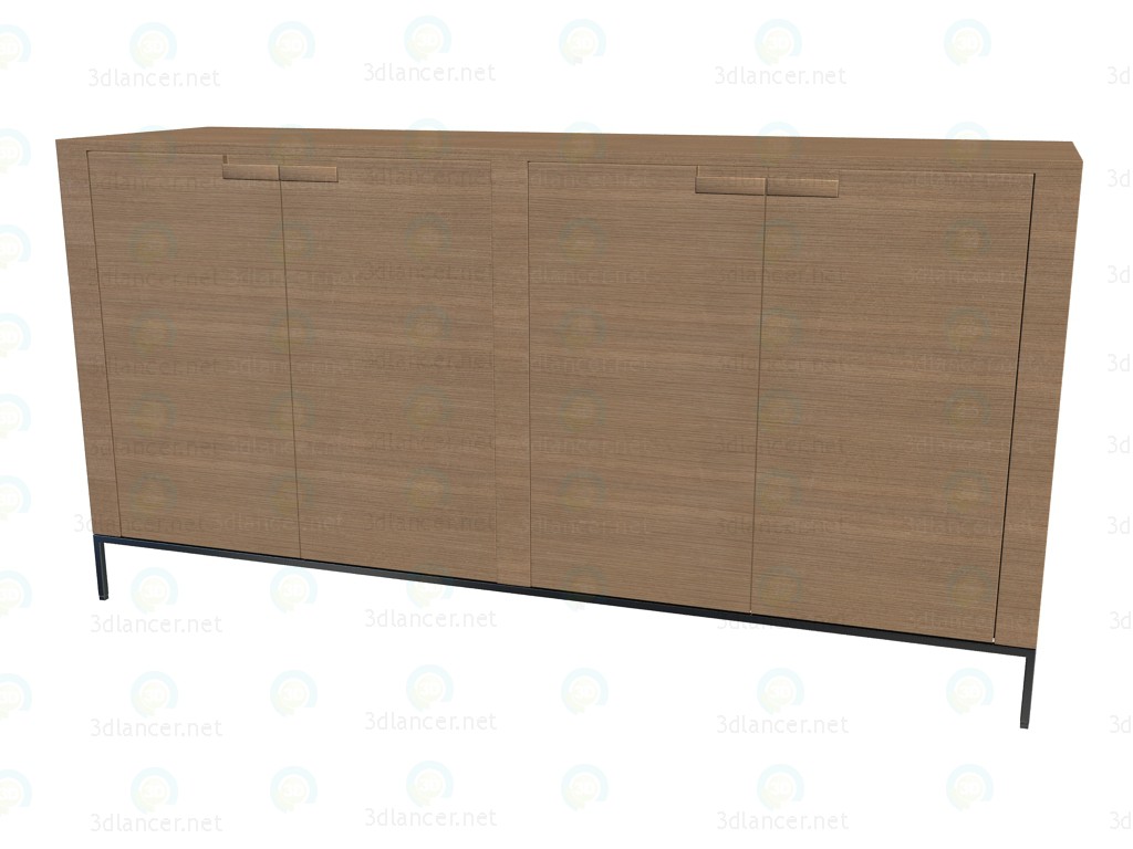 3d model Cupboard-locker 9942 - preview