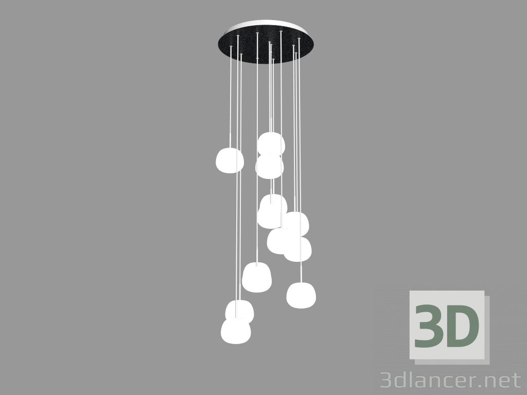 3d model Ceiling lighting fixture F07 A29 01 - preview