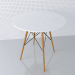 3d model Round table EAMES DSW D80 - preview