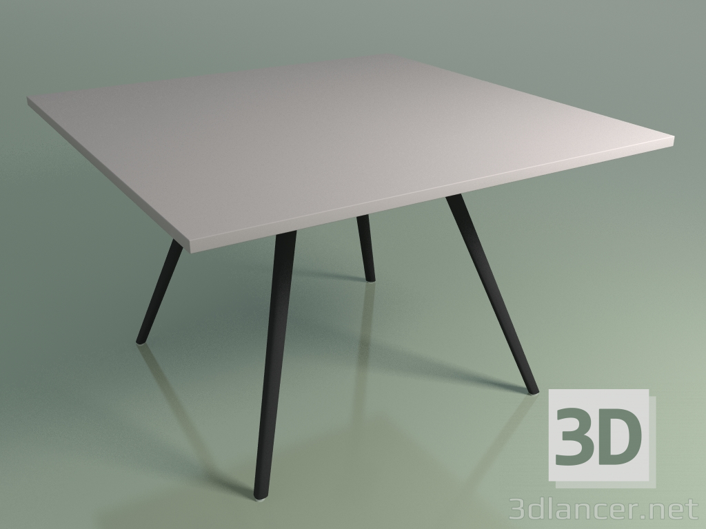 3D Modell Quadratischer Tisch 5413 (H 74 - 119 x 119 cm, Laminat Fenix F04, V44) - Vorschau