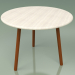 modèle 3D Table basse 013 (Metal Rouille, Teck de Couleur Blanc Résistant aux Intempéries) - preview