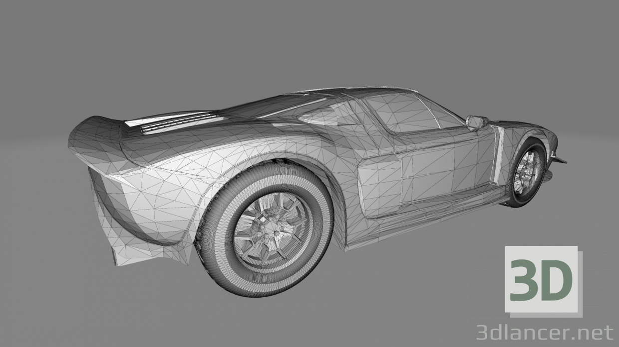 3d model Ford GT40 - Printable toy | 65478 | 3dlancer.net