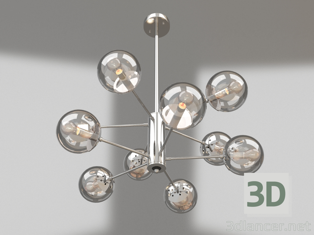 3d model Pendant lamp Richard (FR5596PL-10CH) - preview