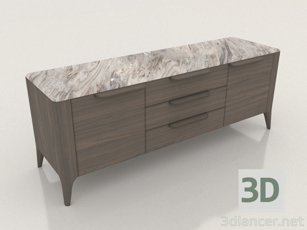 3d model TV stand (Clio) - preview