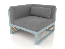 Modular sofa, section 6 left (Blue gray)