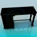 3D Modell Schreibtisch aus Holz - Vorschau