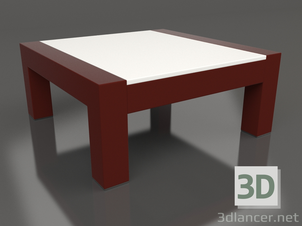 3d модель Бічний стіл (Wine red, DEKTON Zenith) – превью