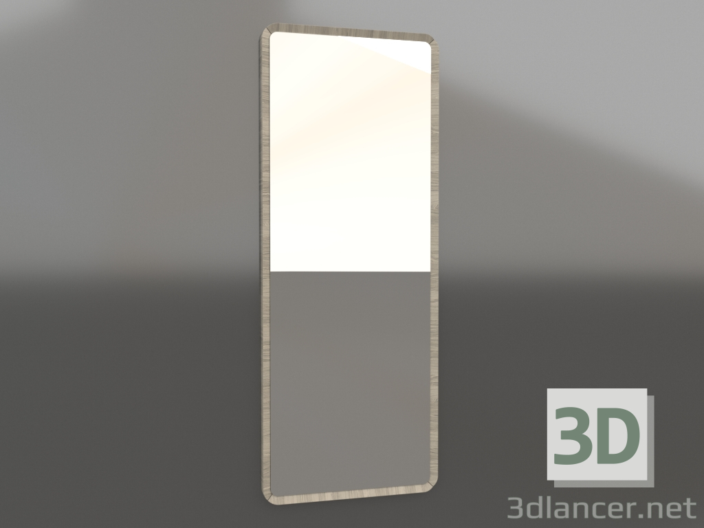 3D Modell Wandspiegel 1800x700 mm (beleuchtete Eiche) - Vorschau