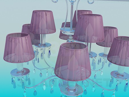 3d model Chandelier and Sconces - preview 3d model Chandelier and Sconces - preview