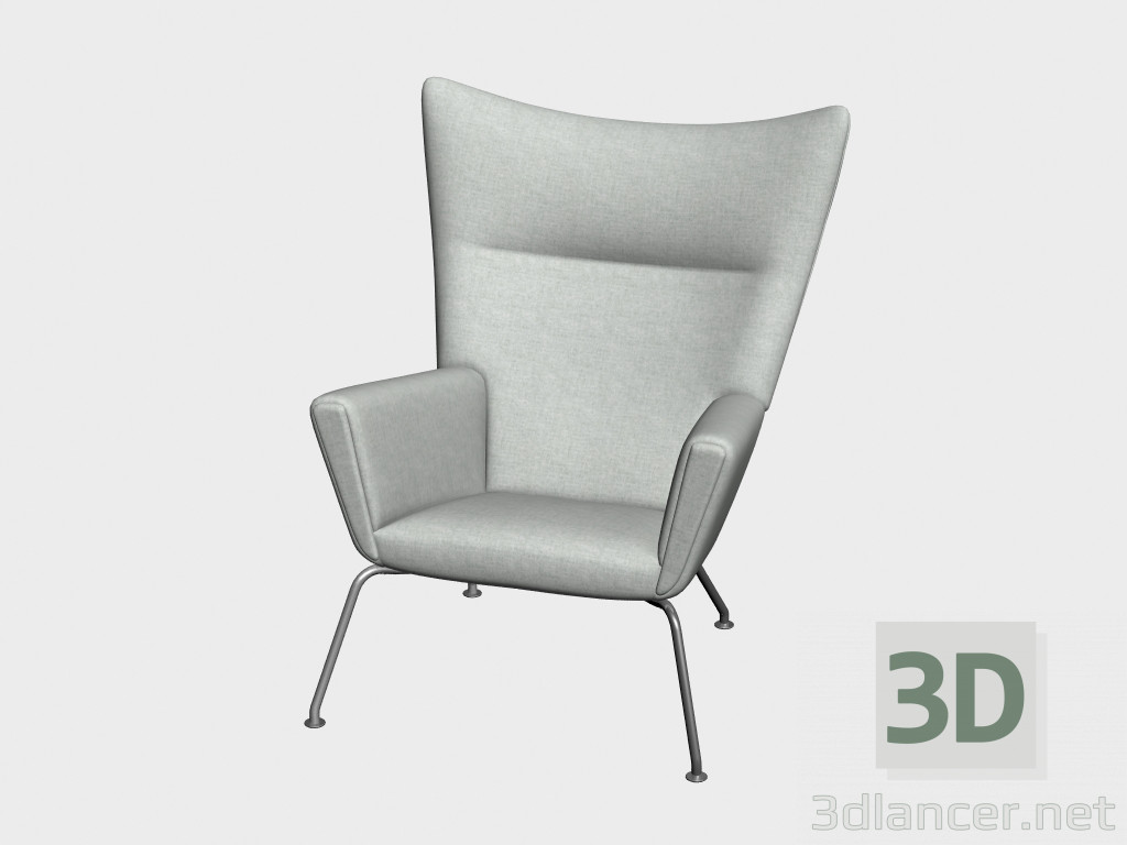 3 डी मॉडल लाउंज कुर्सी (ch445) - पूर्वावलोकन
