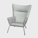 3d model Armchair for rest (ch445) - preview