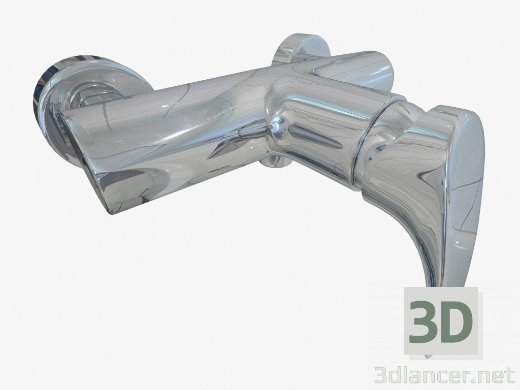 3D Modell Brausebatterie ohne Duschkit Cynia (BCY 040M) - Vorschau
