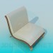 3d model Low armchair - preview