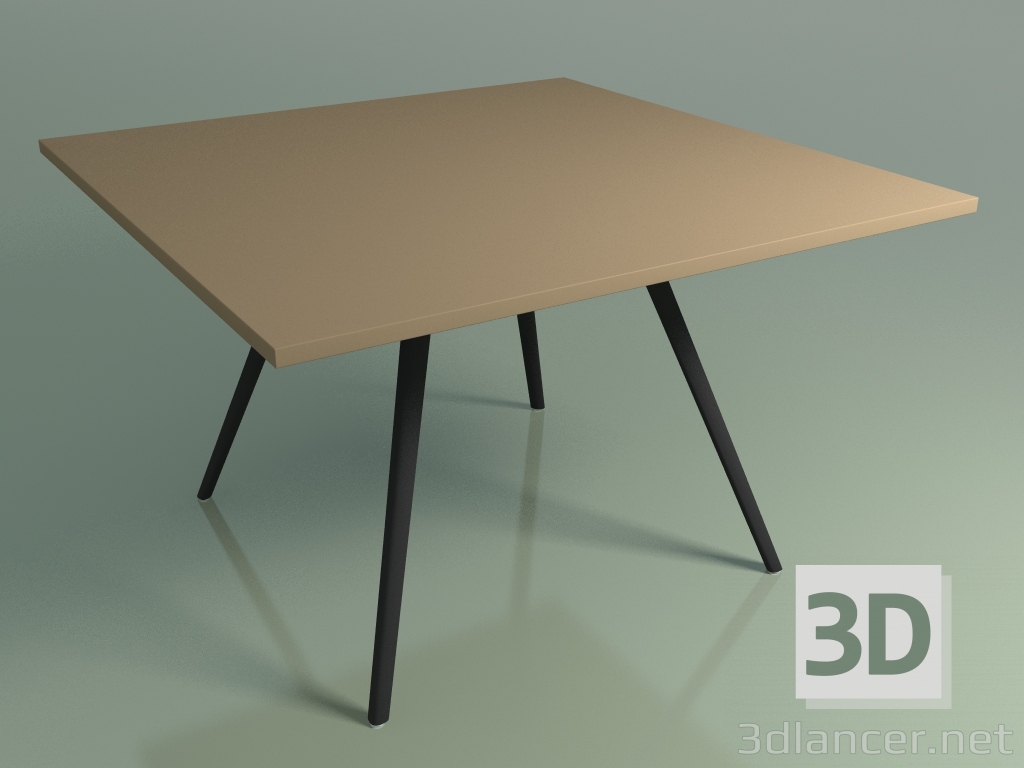modello 3D Tavolo quadrato 5413 (H 74 - 119x119 cm, laminato Fenix F05, V44) - anteprima