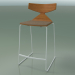 3d model Stackable Bar Stool 3712 (with cushion, Teak effect, V12) - preview