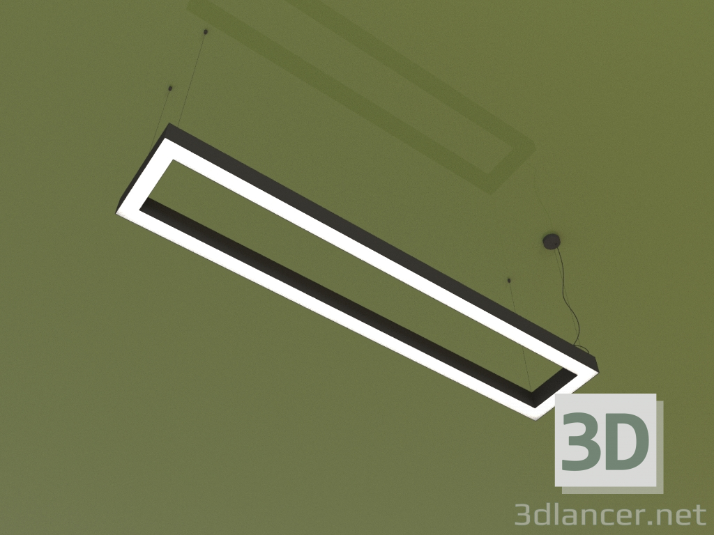 3D modeli Aydınlatma armatürü RETTANGOLO S (1550 mm) - önizleme
