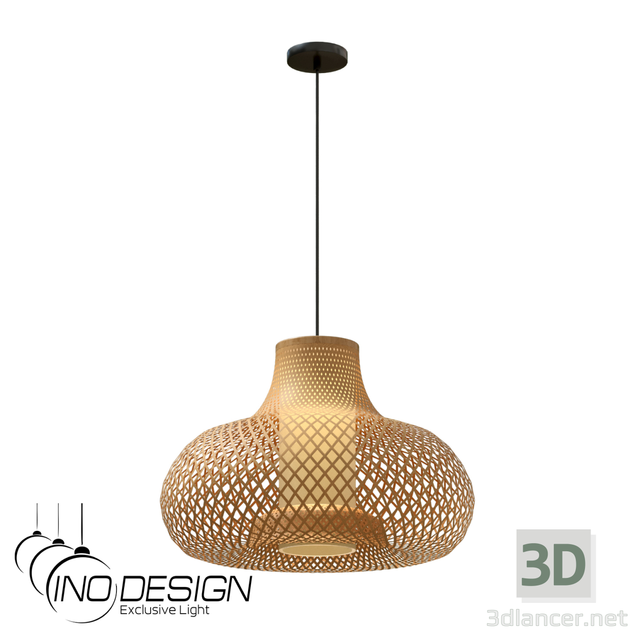 Modelo 3d Inodesign Rattan Pêra 44.4005 - preview