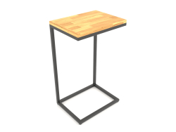 Table de chevet rectangulaire (PLANCHER BOIS, 40x30x65)