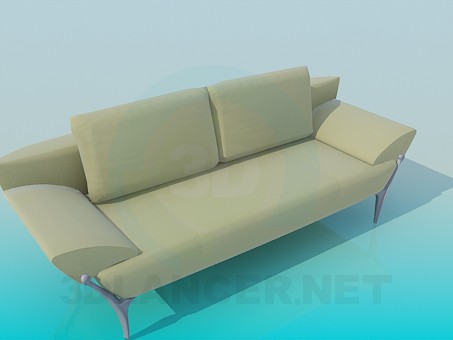 modelo 3D Sofá - escuchar modelo 3D Sofá - escuchar