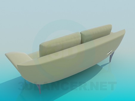 modelo 3D Sofá - escuchar modelo 3D Sofá - escuchar