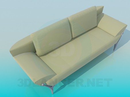 modelo 3D Sofá - escuchar modelo 3D Sofá - escuchar