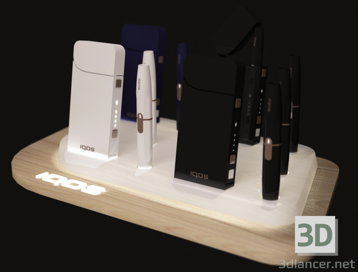 Gadgets IQOS 3D modelo Compro - render