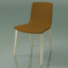 modèle 3D Chaise 3955 (4 pieds en bois, rembourré, bouleau blanc) - preview