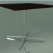 modèle 3D Table carrée 5566 (H 74 - 80x80 cm, Wengé, LU1) - preview