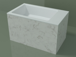 Tezgah üstü lavabo (01R132102, Carrara M01, L 60, P 36, H 36 cm)