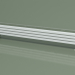 3d model Horizontal radiator RETTA (4 sections 1800 mm 60x30, white matt) - preview