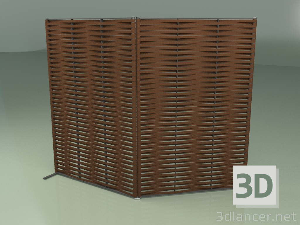 3D Modell Wandschirm 101 (Gürtel 25mm Braun) - Vorschau