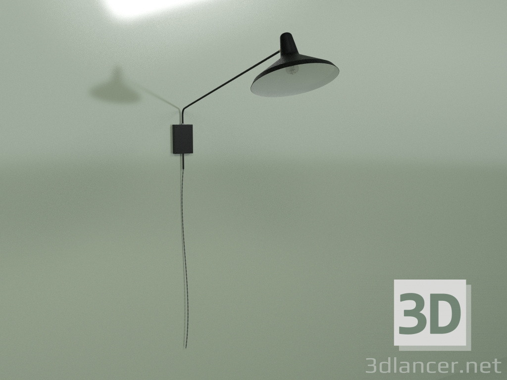 modello 3D Lampada da parete cono italiano - anteprima