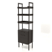 3d model Rack ST 03 (with cabinet) (550x400x1900, wood brown dark) - preview