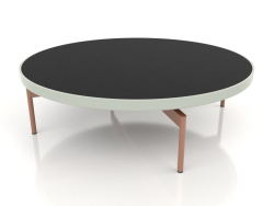 Round coffee table Ø120 (Cement gray, DEKTON Domoos)