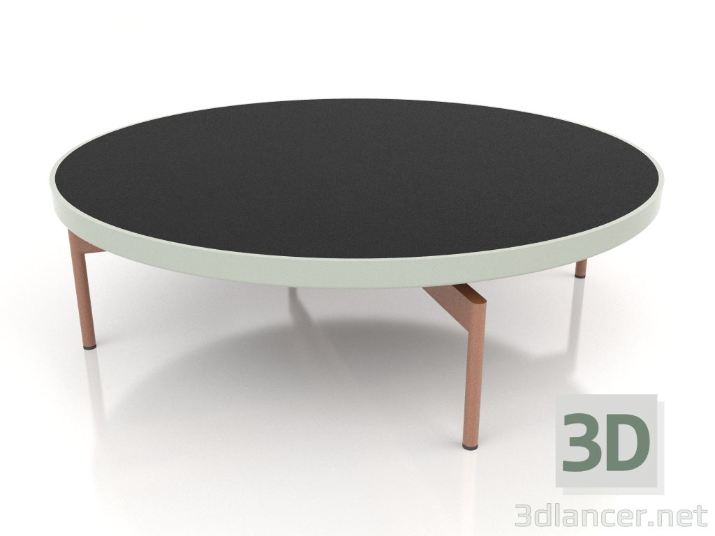 modèle 3D Table basse ronde Ø120 (Gris ciment, DEKTON Domoos) - preview