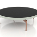 modèle 3D Table basse ronde Ø120 (Gris ciment, DEKTON Domoos) - preview
