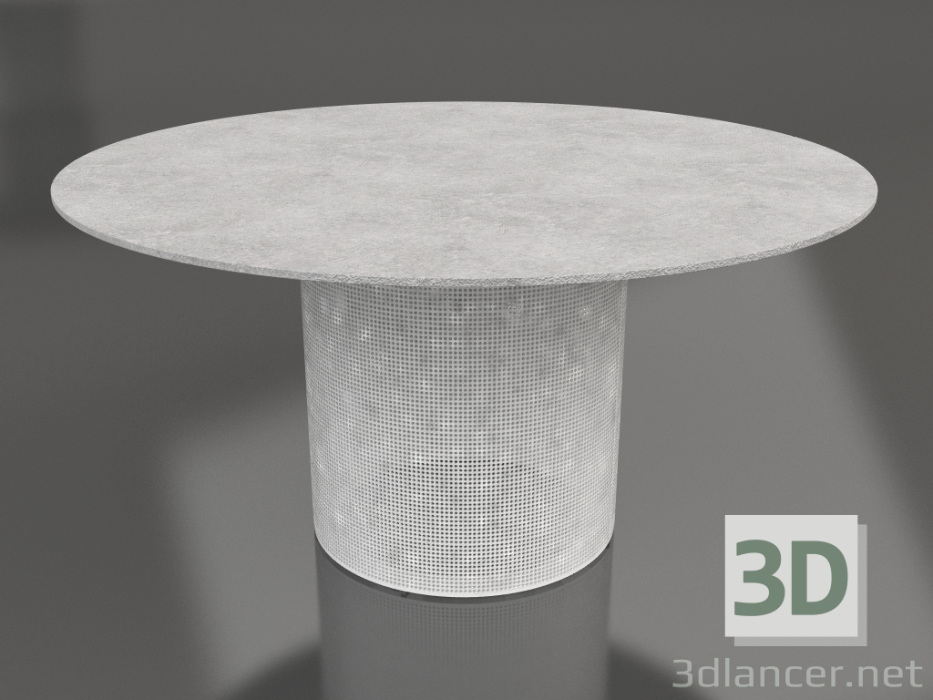 modello 3D Tavolo da pranzo Ø140 (Bianco) - anteprima