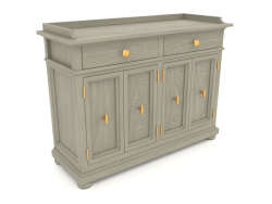 Chest of drawers with doors (2 sections)