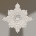 3d model Gypsum ceiling socket RP 039 (1065x1065x65) - preview