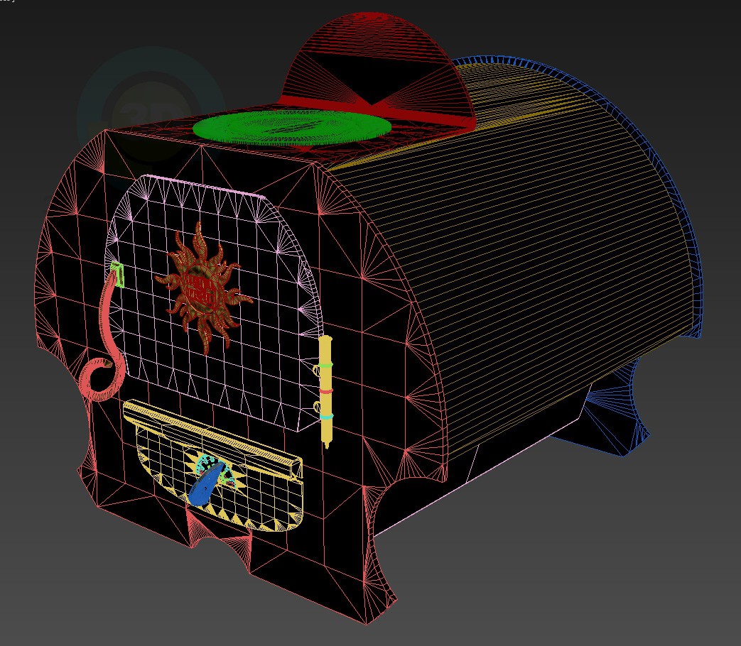 3d model Oven Matrena - preview 3d model Oven Matrena - preview