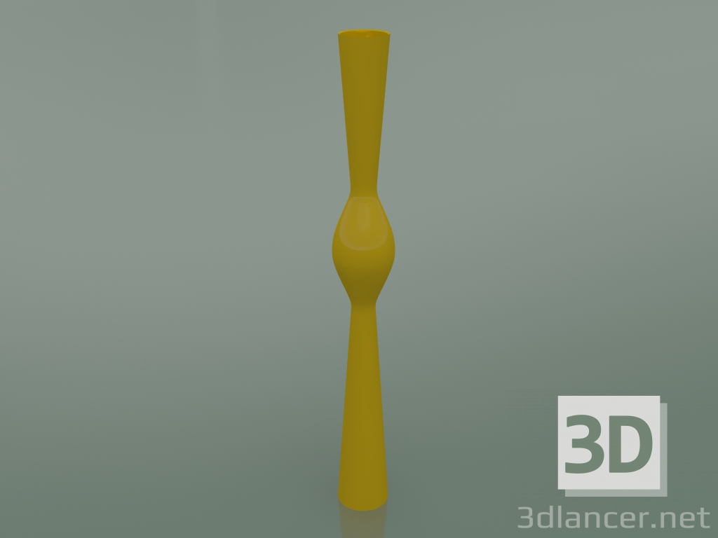 modello 3D Vaso Canaletto (giallo satinato) - anteprima
