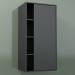 3d модель Настенный шкаф с 1 правой дверцей (8CUCСDD01, Deep Nocturne C38, L 48, P 36, H 96 cm) – превью