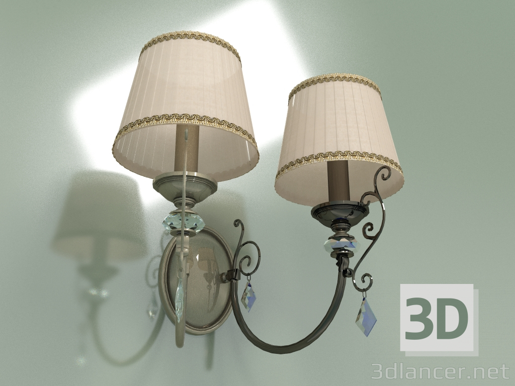3d model Wall lamp LUCA LUC-K-2 (PA) - preview