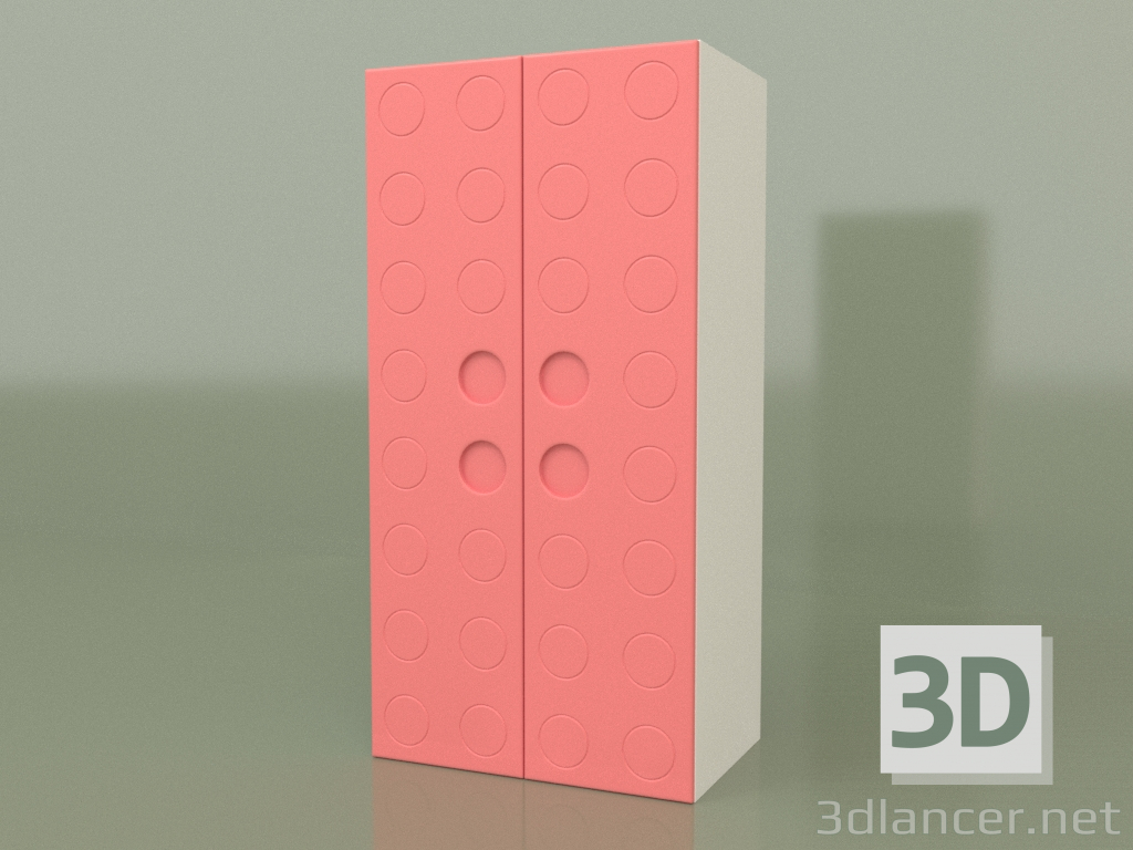 3D Modell Doppelkleiderschrank (Koralle) - Vorschau