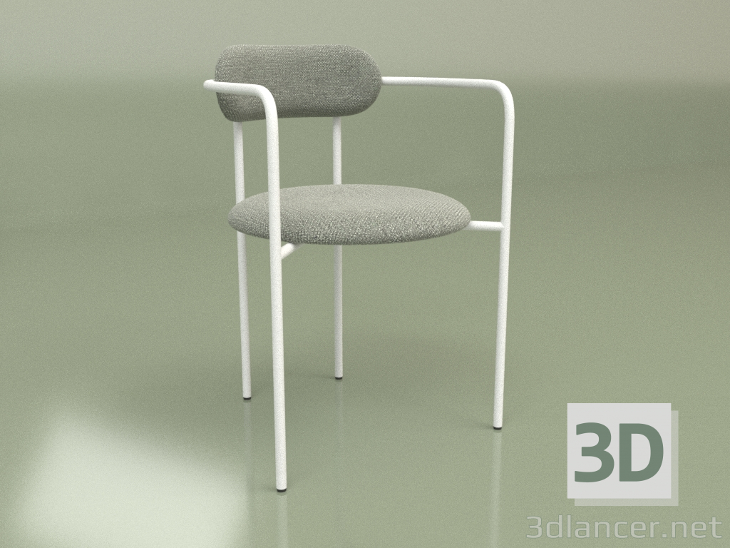 3d model Silla Seis (blanca) - vista previa