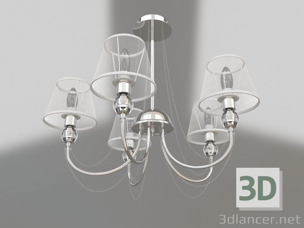3d model Chandelier Beverly (FR5661-PL-05-CH) - preview