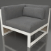 3D modeli Modüler kanepe, sol bölüm 6 (Akik gri) - önizleme